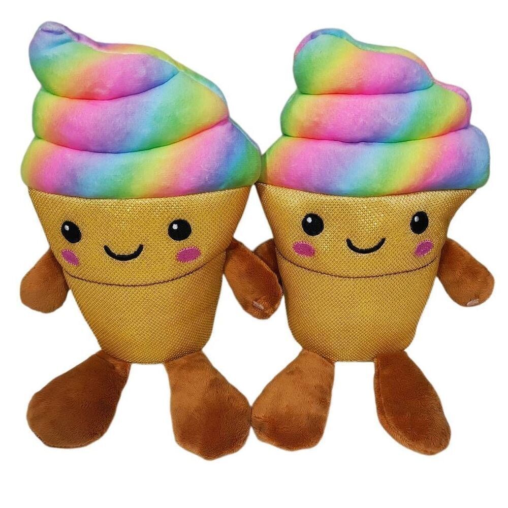 Ice Cream Cone Stuffed Animal Toy -N